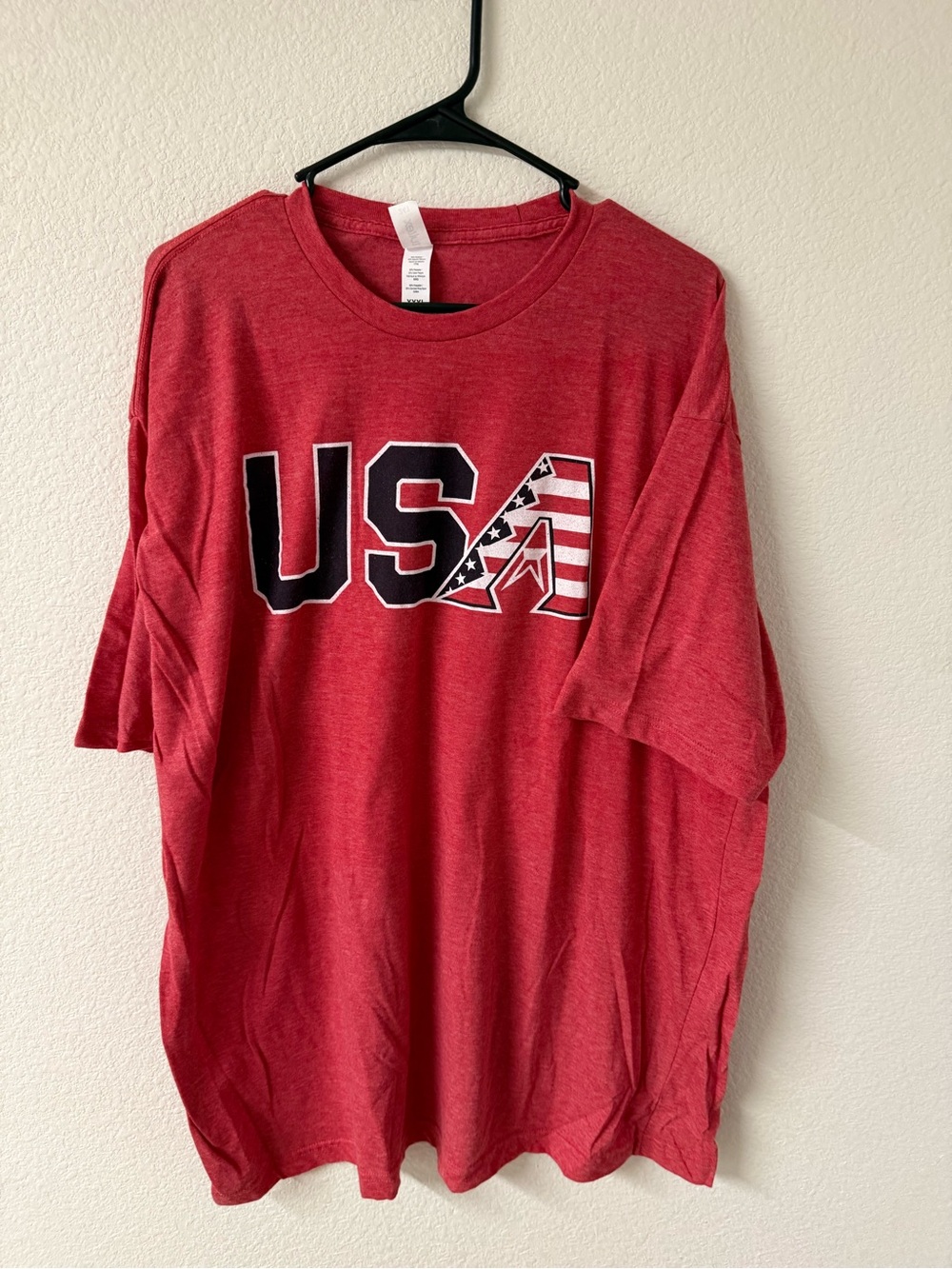 Red USA Graphic Short Sleeve Tee